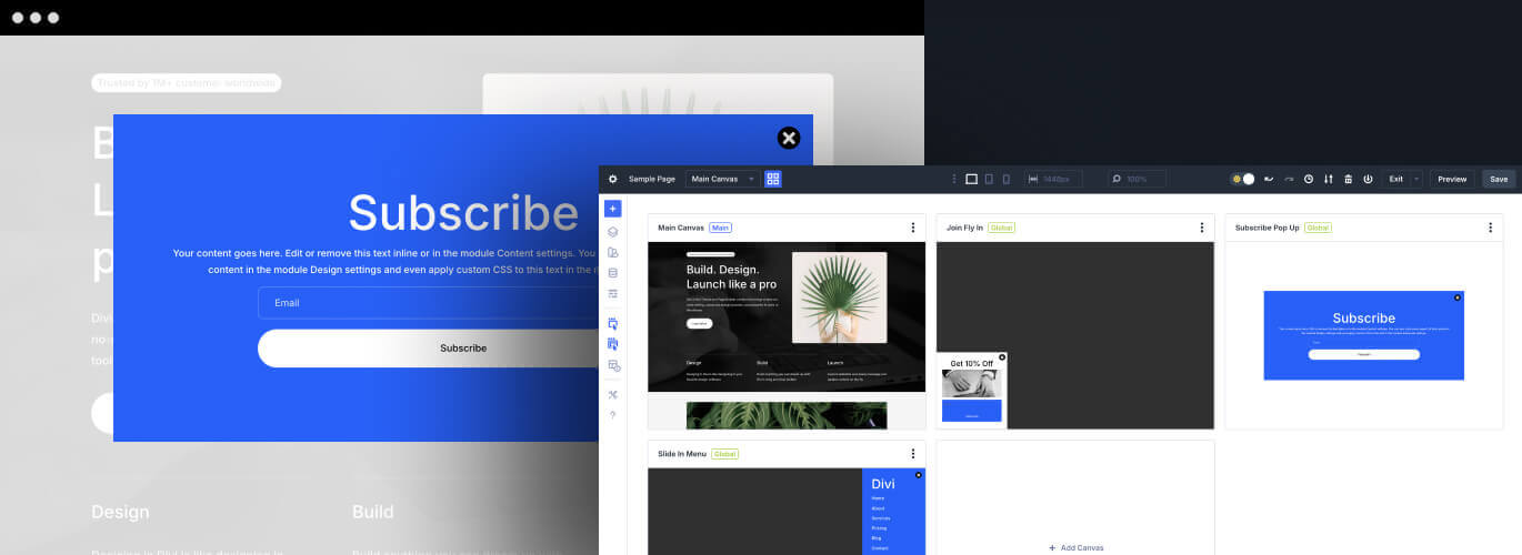 Divi Canvases