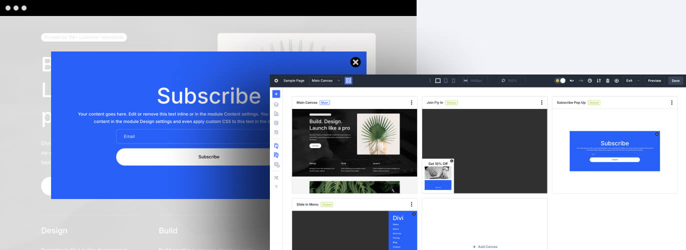 Divi Canvases