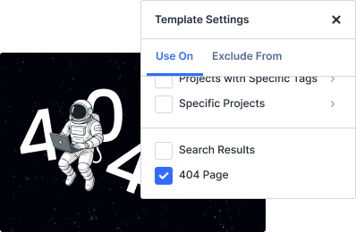 Pages & 404 Pages